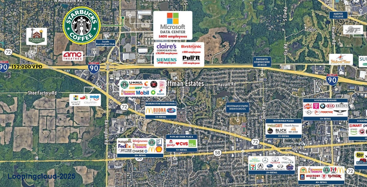 Starbucks NNN Ground Lease | Hoffman Estates (Chicago MSA)