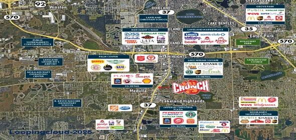 5218 S Florida Ave Lakeland Florida, 33813 | Crunch Fitness | Largest Crunch Operator