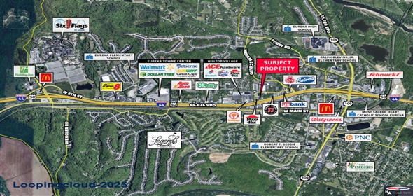 56 Hilltop Village Center Drive Eureka Missouri, 63025 | Former Urgent Care/Fast Food Restaurant | High Visibility Location |2,352 SF | 26,572 SF Lot