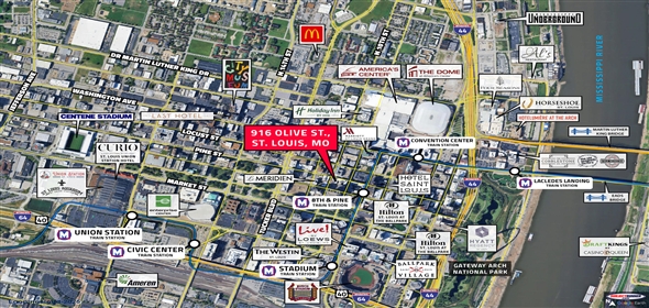 916 Olive Street Saint Louis Missouri, 63101 | Downtown St. Louis Commercial Condo |Former Urgent Care and Airbnb