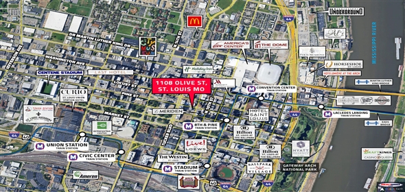 1108 Olive Street Saint Louis Missouri, 63101 | Downtown St. Louis Airbnb/Office Building-14,400 SF