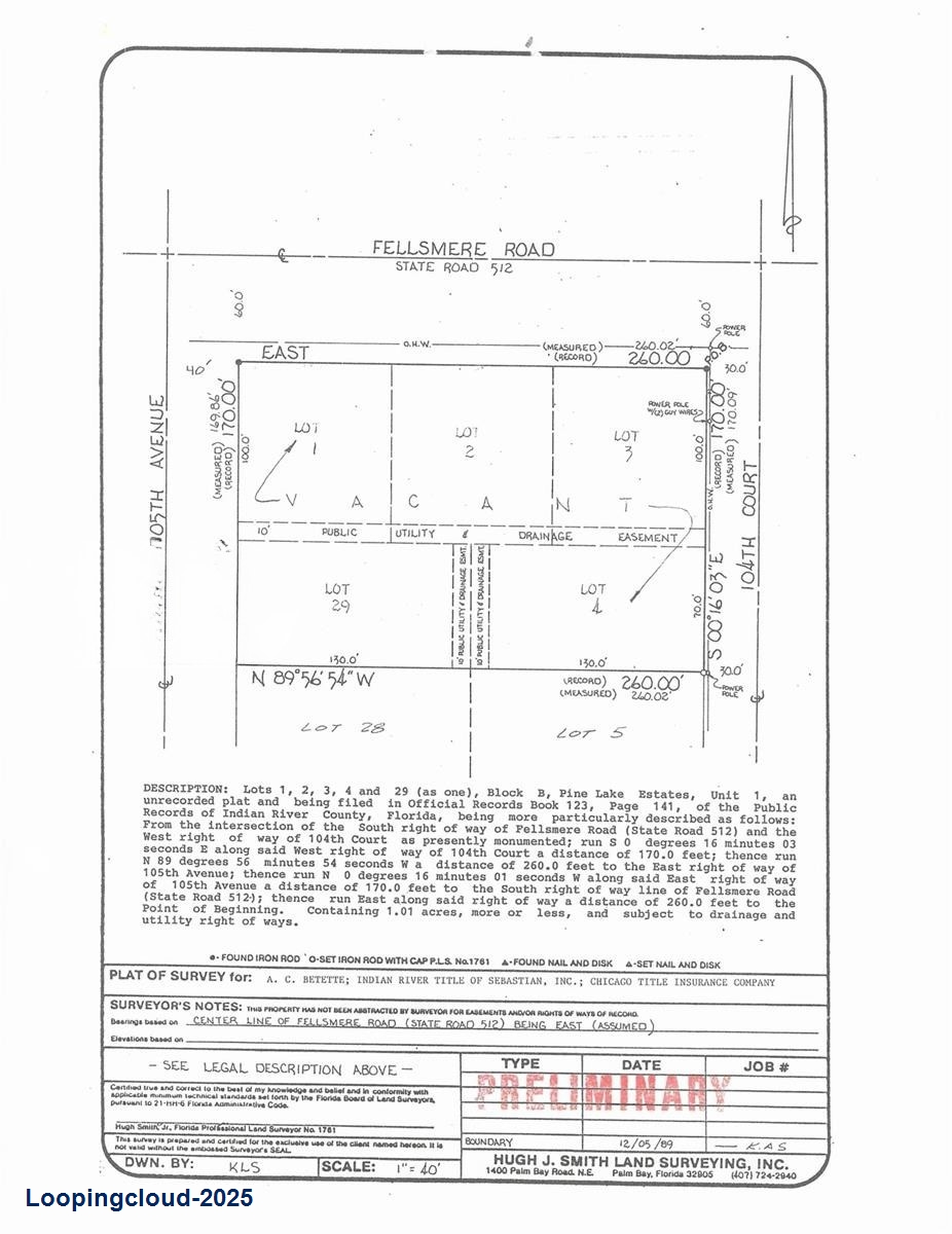 Land for Sale in Sebastian Florida 32958
