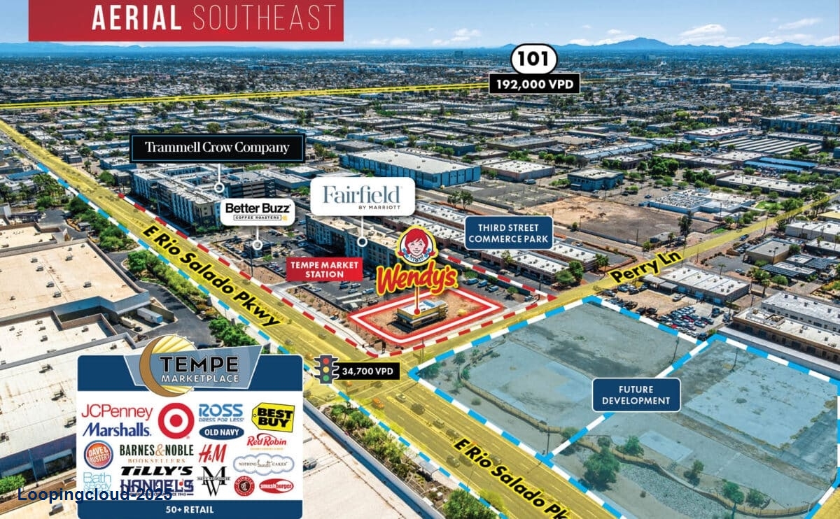 Wendy’s | New 2025 Construction Built-To-Suit in Tempe Arizona 85281