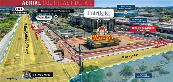 109 S. Perry Lane Tempe Arizona, 85281 | Wendy’s | New 2025 Construction Built-To-Suit