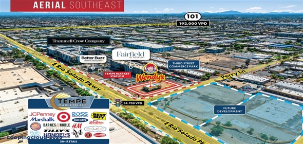 109 S. Perry Lane Tempe Arizona, 85281 | Wendy’s | New 2025 Construction Built-To-Suit