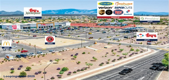 NEC of N Tangerine Rd and N Lon Adams Rd Marana Arizona, 85653 | Gladden Farms | 100% Leased Grocery Anchored Shops & Outparcel