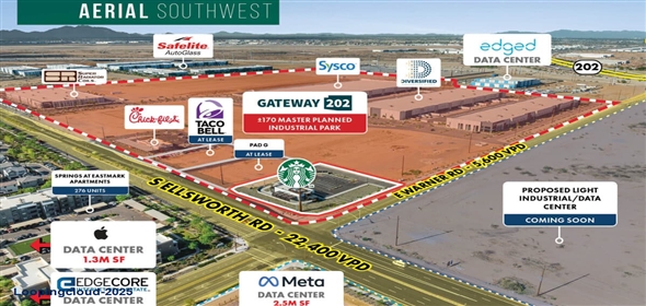 4418 S Ellsworth Rd Mesa Arizona, 85212 | Starbucks | Brand New Construction