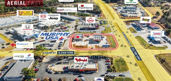 1145 East Atlantic Street South Hill Virginia, 23970 | Murphy USA | Brand New Construction