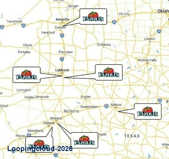 6 Fazoli’s Italian QSR/Fast Casual Franchise Business