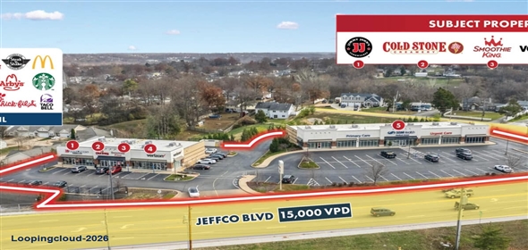 1280-1296 Jeffco Blvd. Arnold Missouri, 63010 | Ridgecrest Crossing | 100% Leased Investment