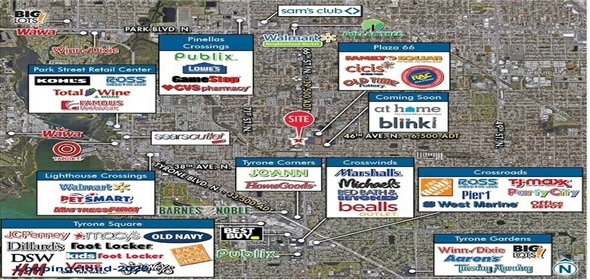 4600 66th Street North Saint Petersburg Florida, 33709 | Pinellas Signalized Redevelopment Corner