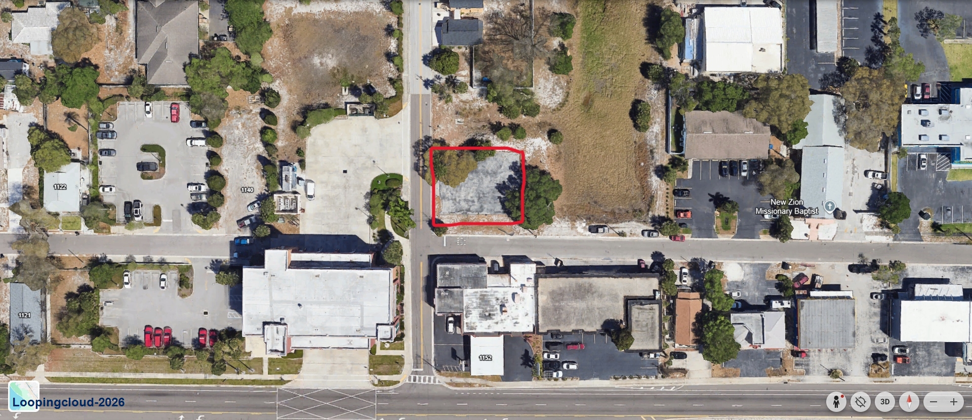 Prime Clearwater Commercial Land .19 acres, Downtown Zoning