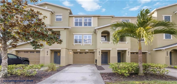 8614 MAJESTIC ELM CT Bradenton Florida, 34202 | Modern 3-Story Townhome with Pond Views & Designer Upgrades