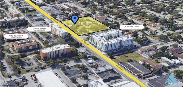 5800 NW 7th Ave Miami Florida, 33127 | Prime Stand-Alone Retail/ Office Opportunity | NW 7th Ave