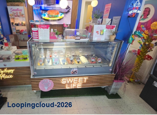 Beautiful ice Cream Shop