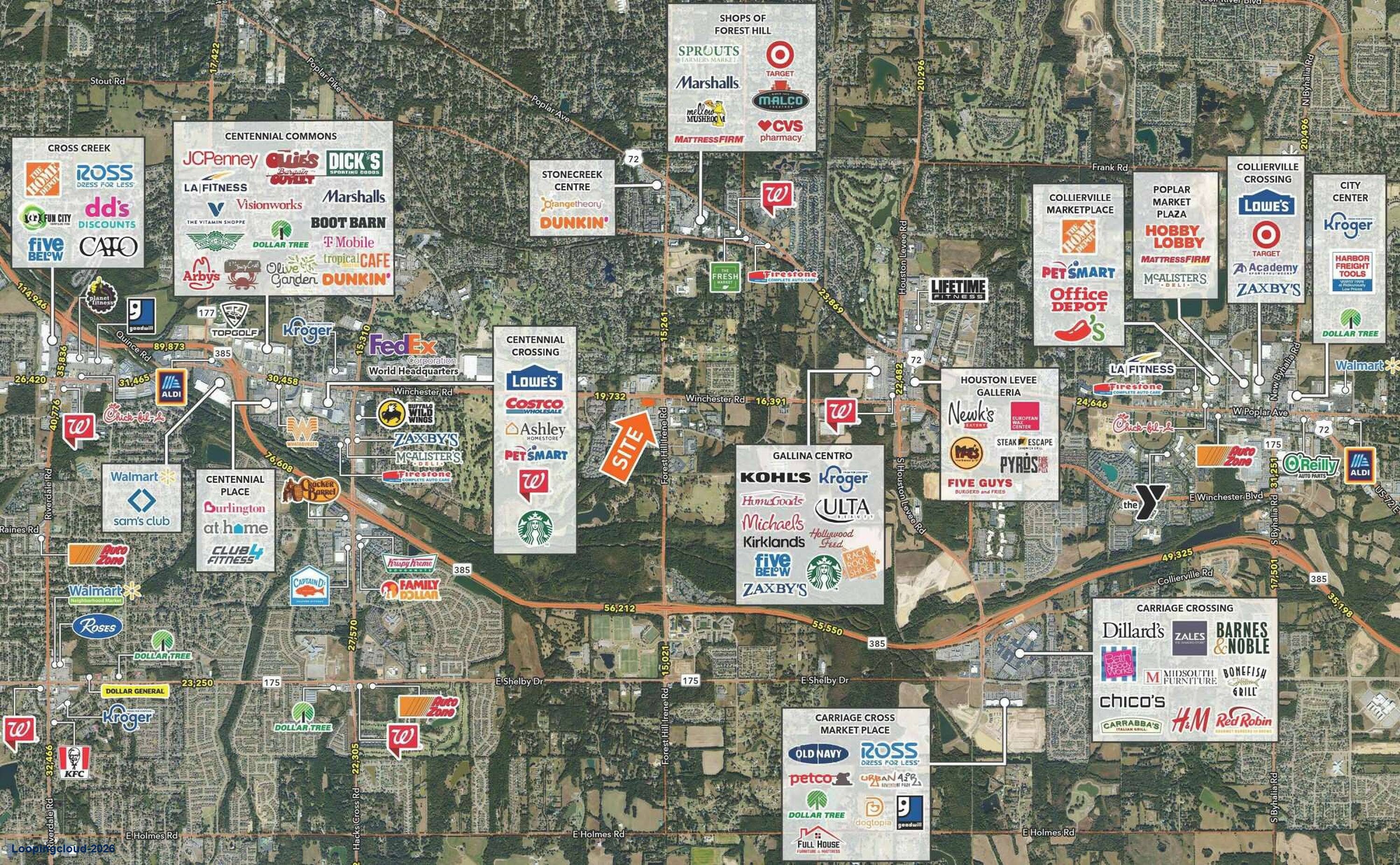 Signalized Corner at Winchester & Forest Hill Irene