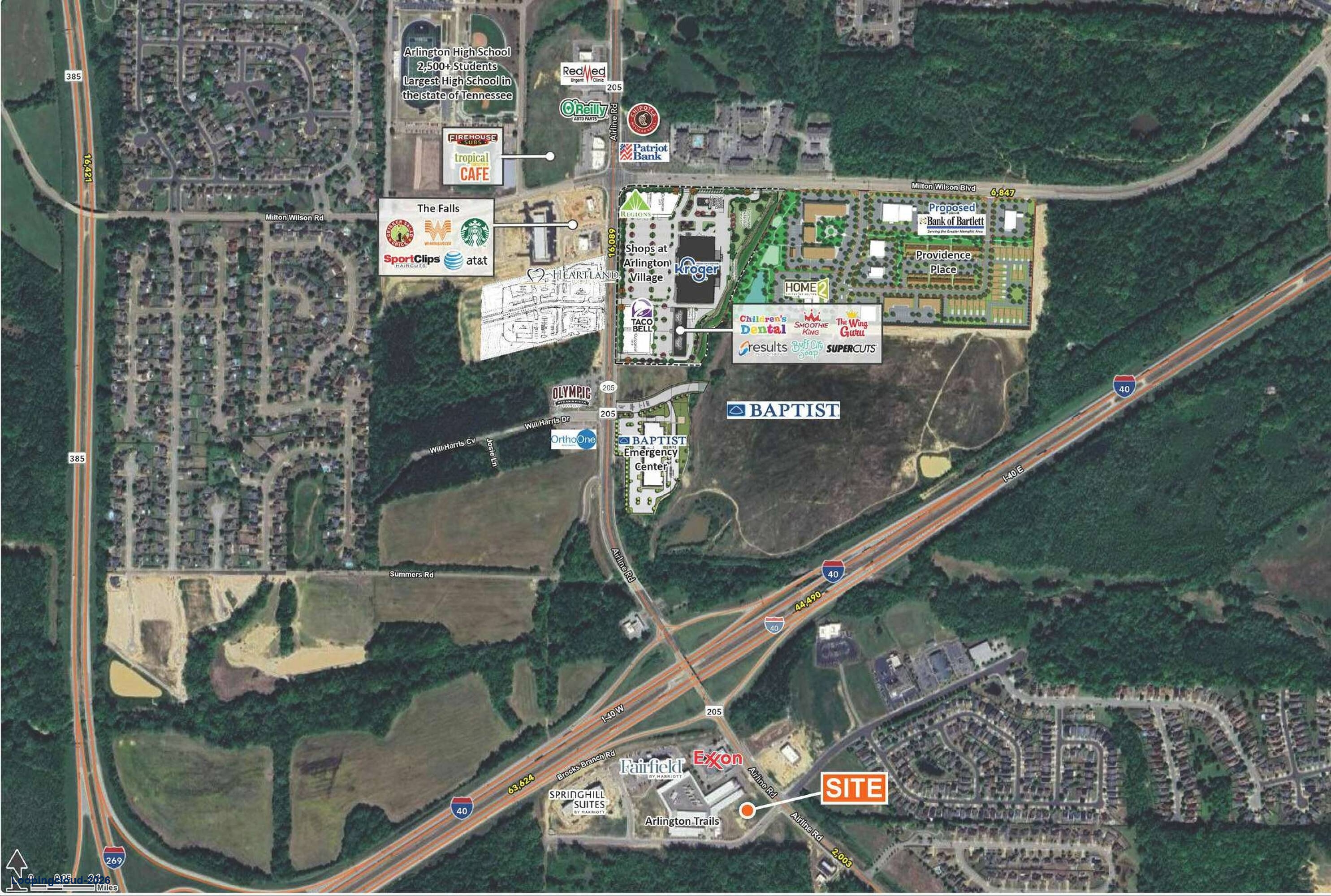 Arlington Trails Land: Prime 1.43-Acre Commercial Development Site