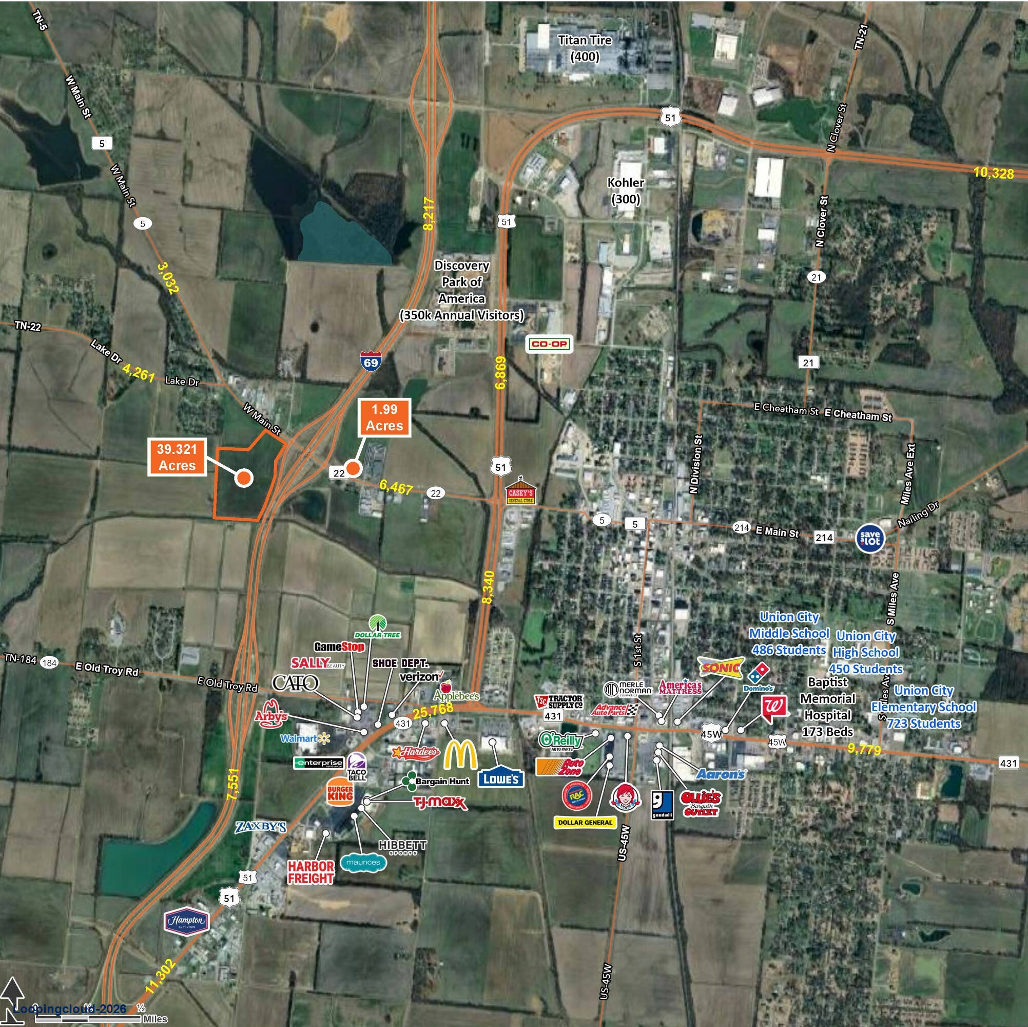 Strategic Commercial Land Opportunity: Union City, TN