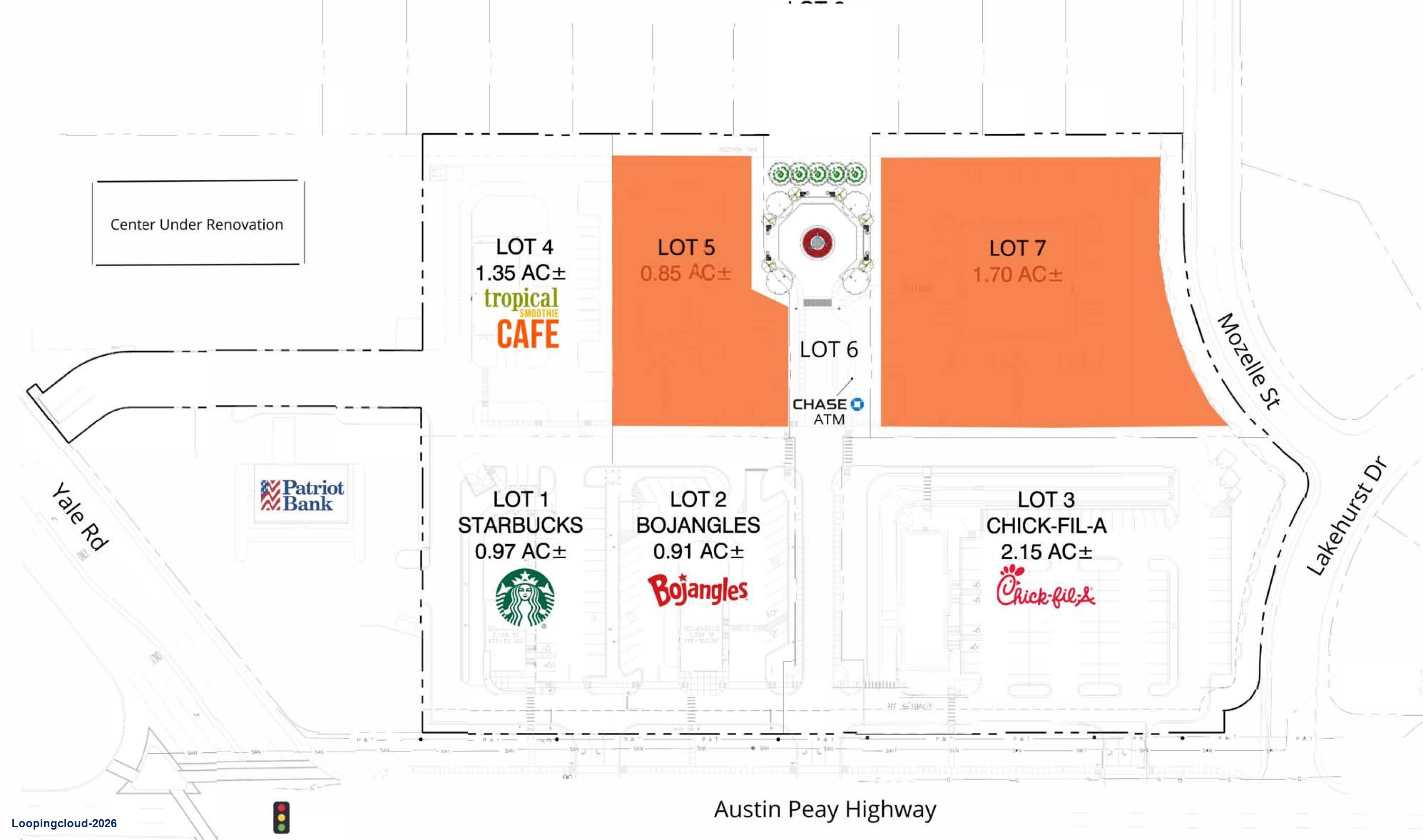 The Marketplace at Raleigh: Premier Commercial Outparcels