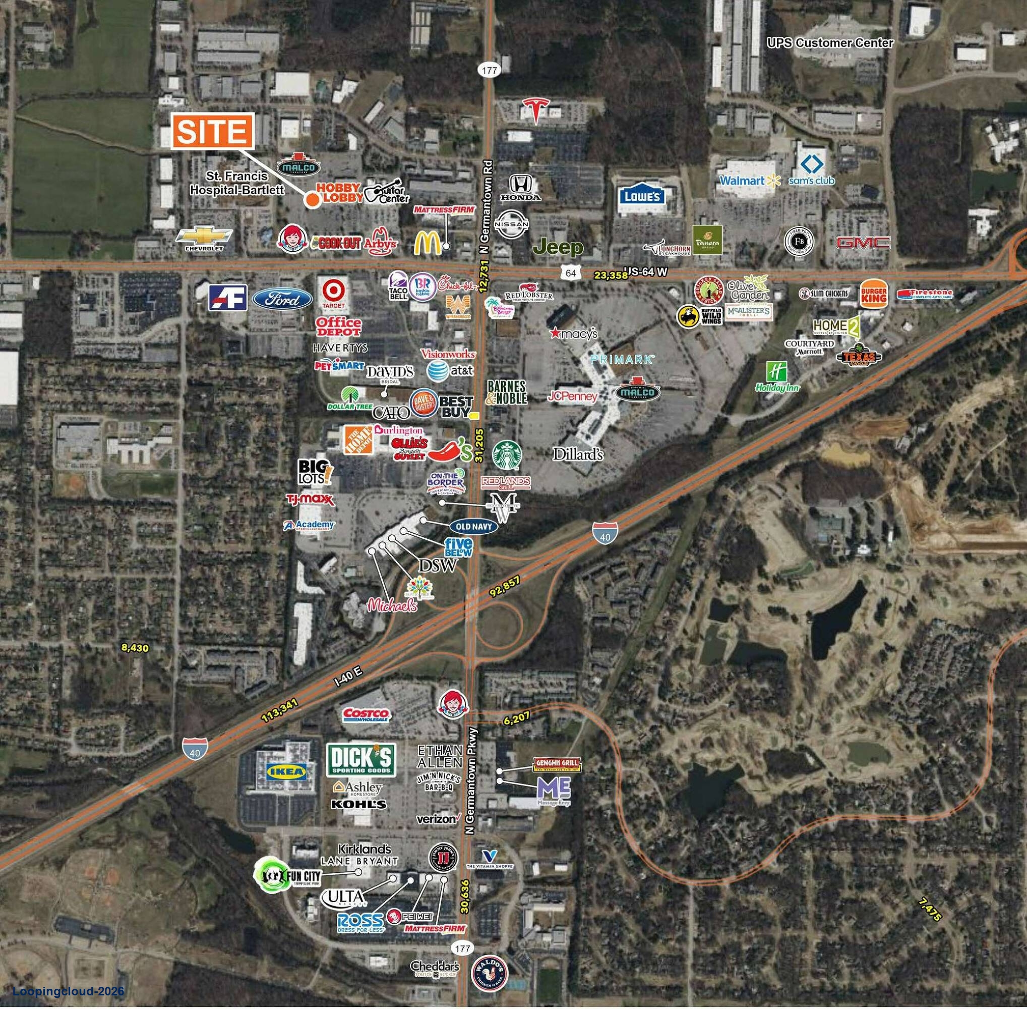7980 Highway 64 | Wolf Run Plaza, Memphis MSA