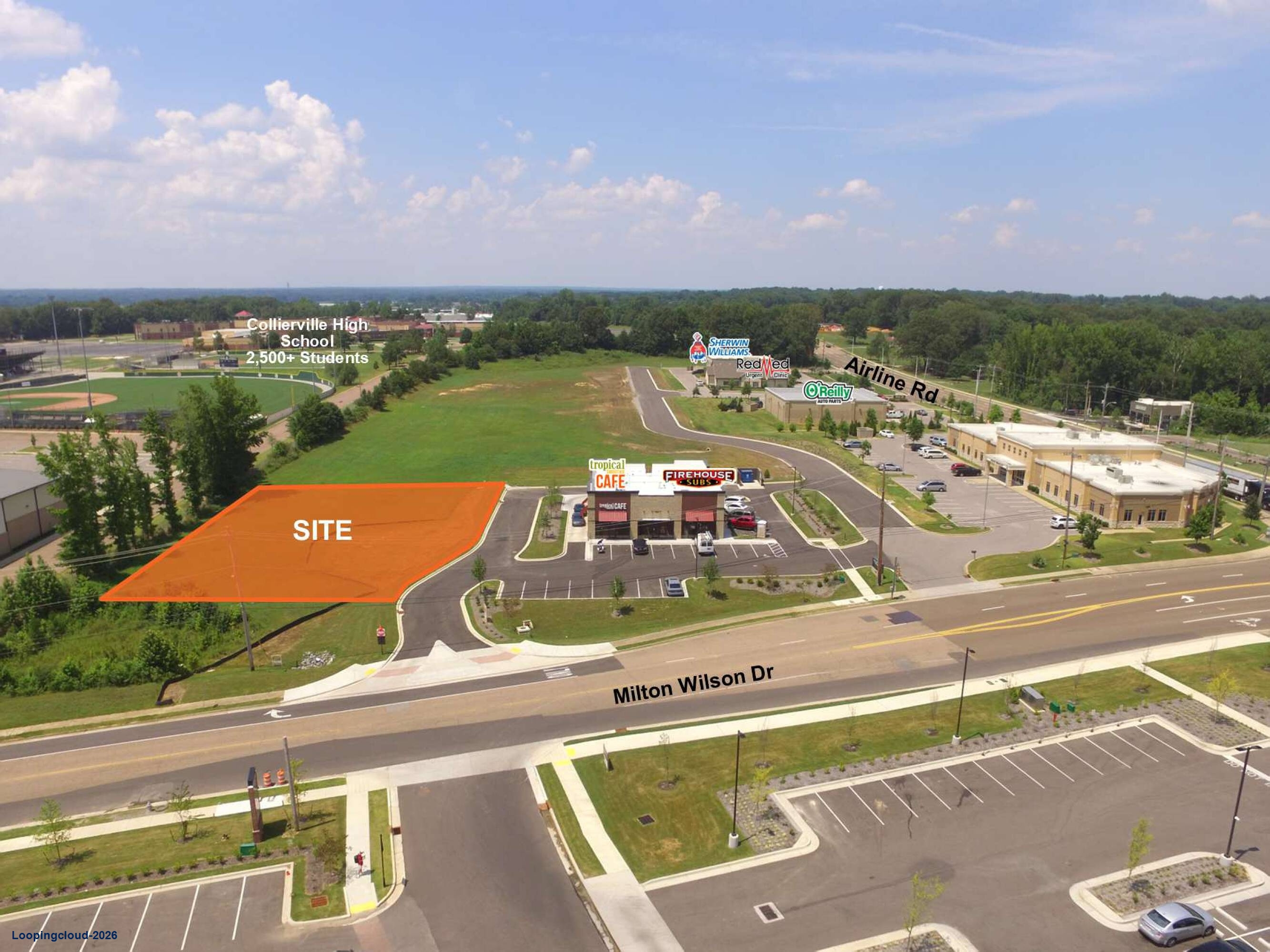 Prime Retail Opportunity in Arlington, TN | Milton Wilson Dr & Airline Rd