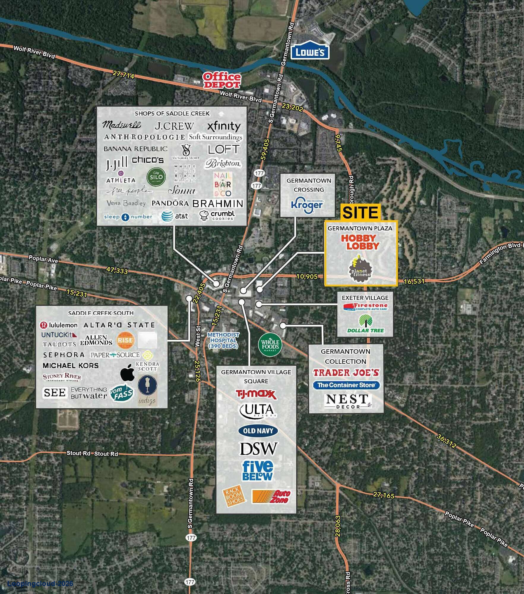Germantown Plaza: Premier Retail Space in the Heart of Germantown, TN