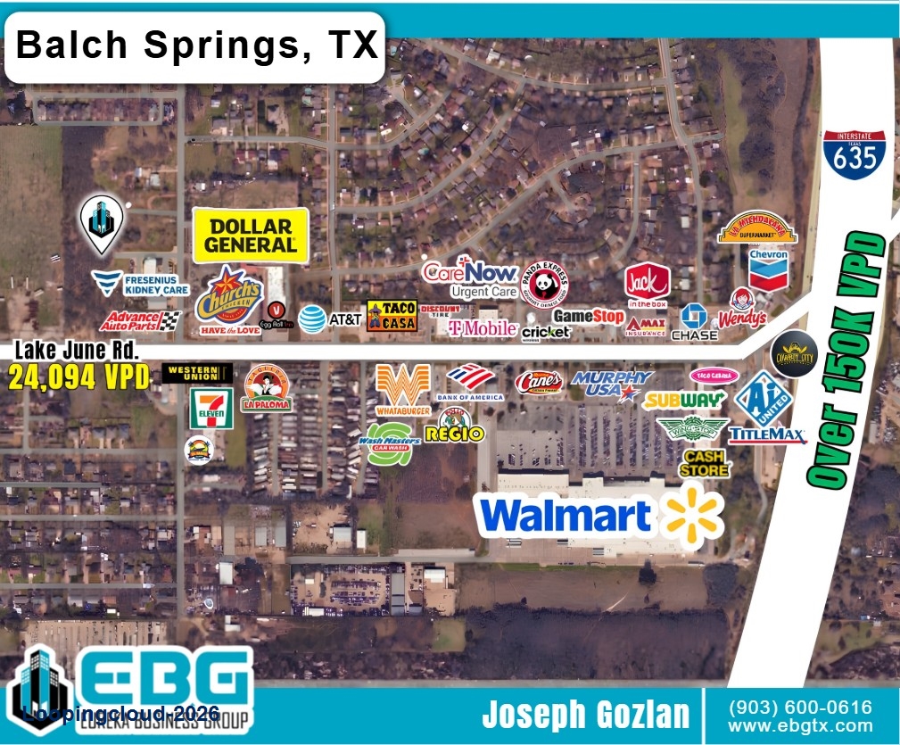Balch Springs Commercial Land For Sale - 2429 Hickory Tree Rd, Balch Springs, TX 75180