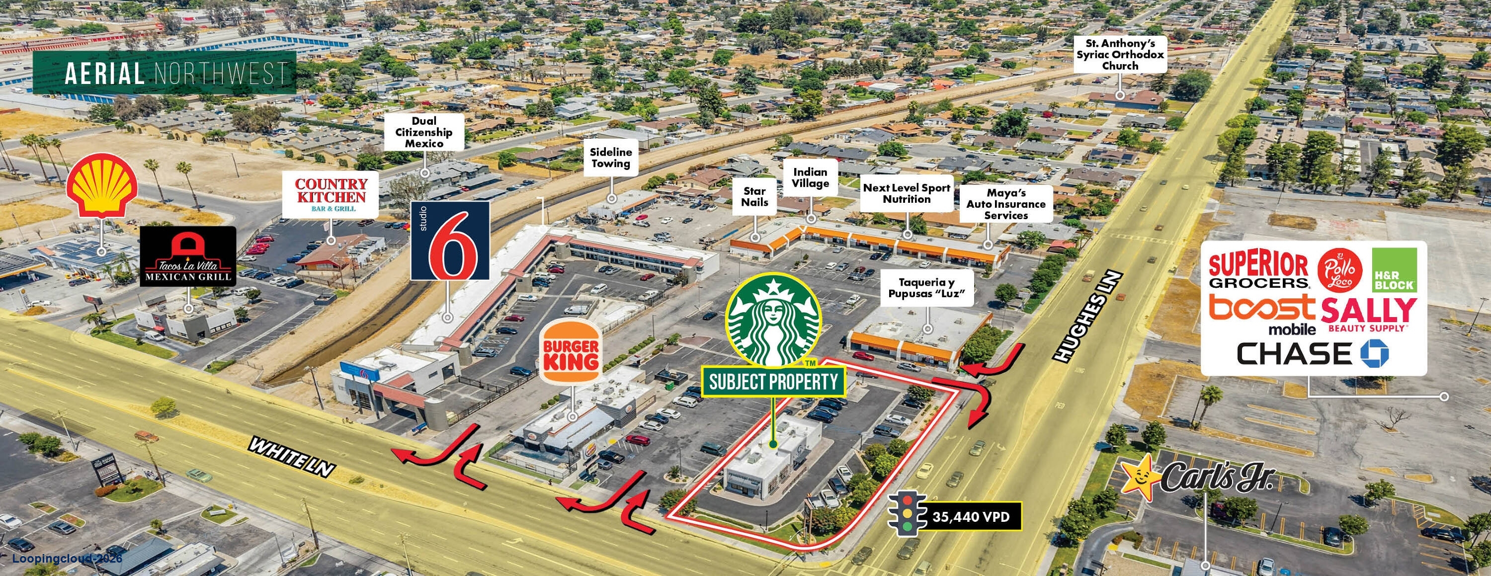 Starbucks | Below Market Rent | S&P: BBB+- Bakersfield, CA