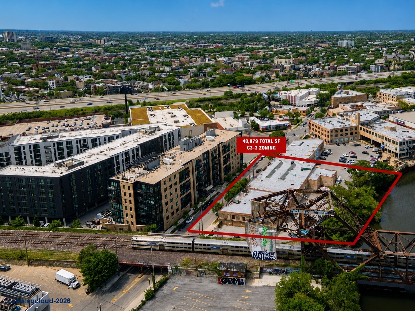 37,895 SF Chicago Flex Building at 1716-1746 W Webster Ave (44% Leased) Listed for $6,950,000 ($183.40/SF)