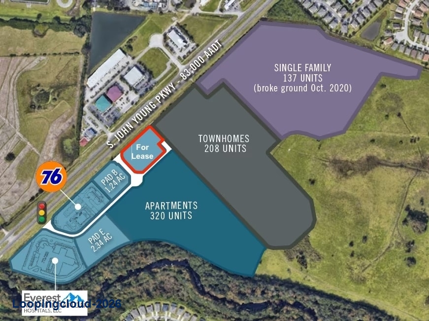 Prime Kissimmee Commercial Space for Lease (1,750 – 7,087 SF) | 1952 S John Young Pkwy