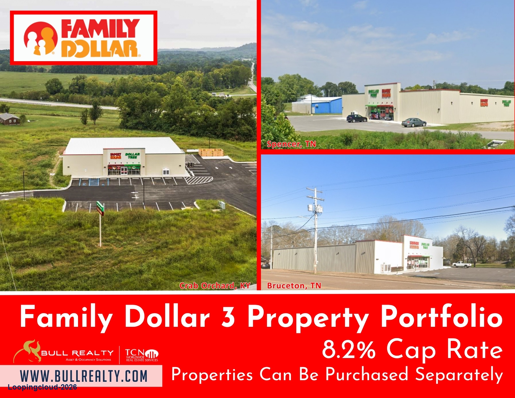 Family Dollar 3 Property Portfolio | 8.2% Cap Rate
