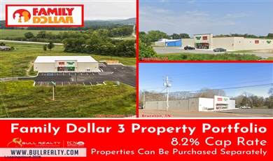 Family Dollar 3 Property Portfolio | 8.2% Cap Rate