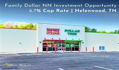Family Dollar NN Investment Opportunity | 6.7% Cap Rate | Helenwood, TN