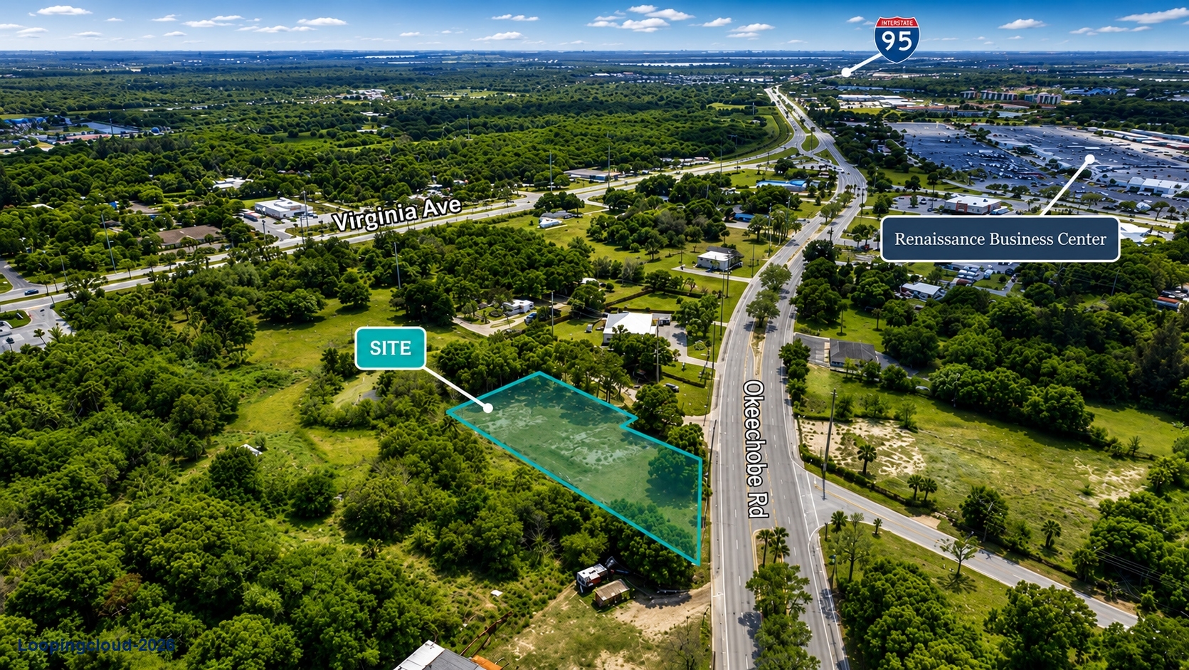 Shovel-Ready ±0.84-Acre Development Site | 3616 Okeechobee Rd, Fort Pierce, FL