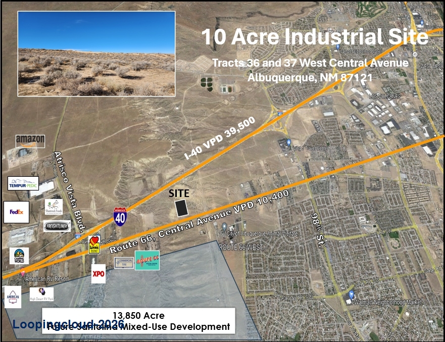 Industrial Land for Sale in Albuquerque, NM | Central & 122nd Industrial Hub