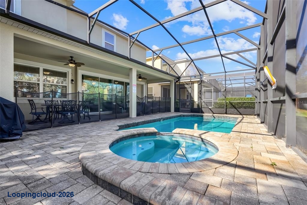 9 Bed Furnished Pool Home in Solara Resort | Kissimmee Short-Term Rental