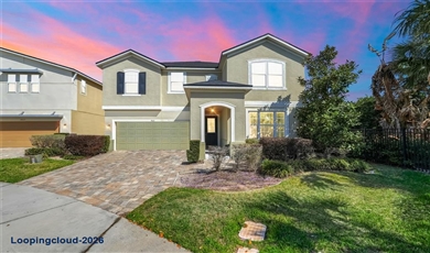 9 Bed Furnished Pool Home in Solara Resort | Kissimmee Short-Term Rental